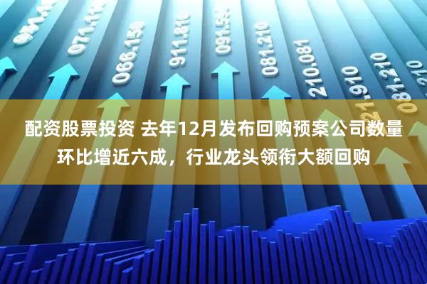 配资股票投资 去年12月发布回购预案公司数量环比增近六成，行业龙头领衔大额回购